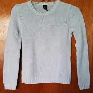 GAP women's XS light/baby blue knitted sweater